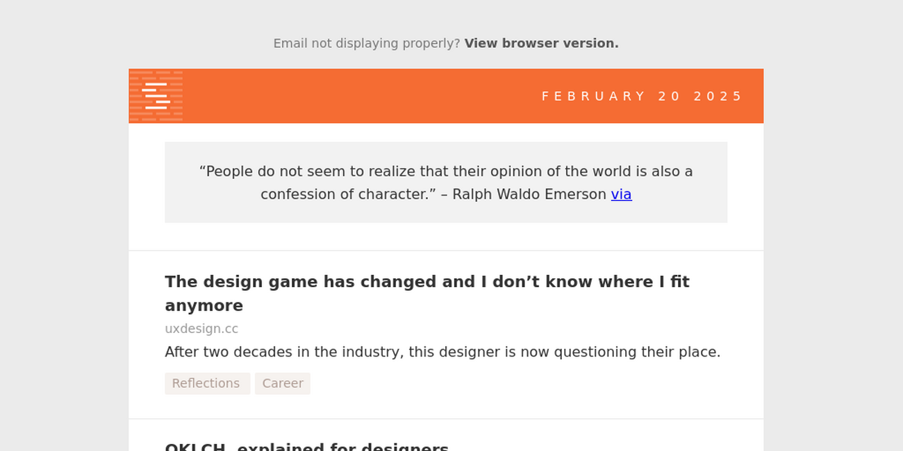 The design game has changed and I don’t know where I fit anymore